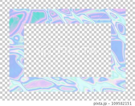 カラフルなホログラム風イラストの素材 カラフルなホログラム風イラストの素材 109582151