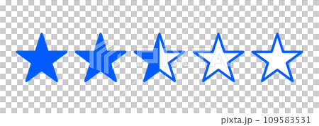 簡單藍色2.5星標 109583531