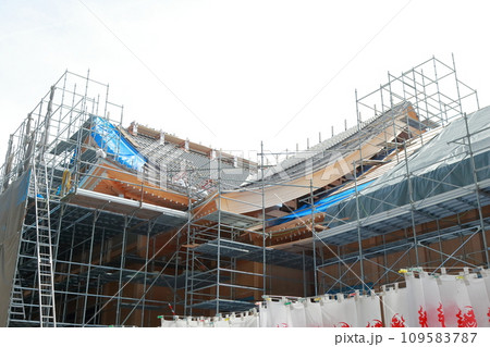 建設中のお寺 建設中のお寺 109583787