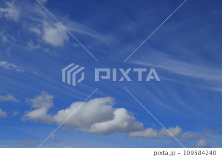 青空に浮かぶ雲 109584240