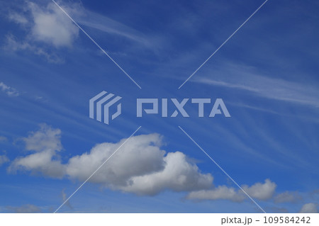 青空に浮かぶ雲 青空に浮かぶ雲 109584242