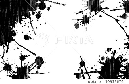 血痕 背景 漫画 素材 フレーム 血痕 背景 漫画 素材 フレーム 109586764