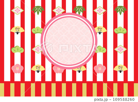 和柄の背景 109588260