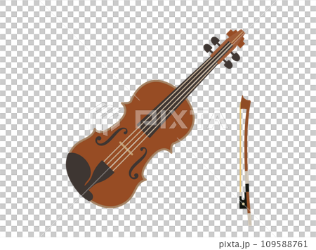 Illustration of a violin 109588761