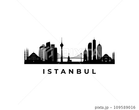 Vector Istanbul skyline.  109589016