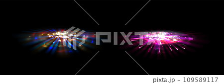 Light from prism or diamond with hologram flare. 109589117