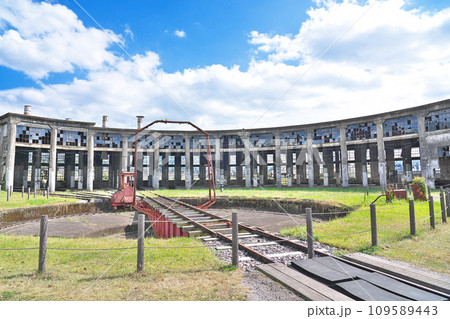 【旧豊後森機関庫】 大分県玖珠郡玖珠町岩室 109589443