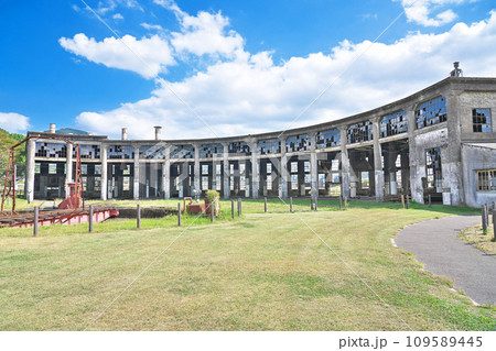 【旧豊後森機関庫】 大分県玖珠郡玖珠町岩室 【旧豊後森機関庫】 大分県玖珠郡玖珠町岩室 109589445