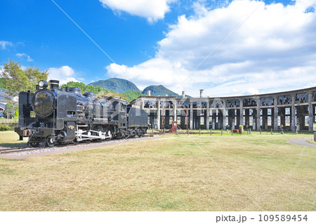 【旧豊後森機関庫】 大分県玖珠郡玖珠町岩室 109589454