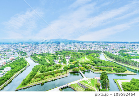 北海道函館市 函館の人気の観光名所 五稜郭 北海道函館市 函館の人気の観光名所 五稜郭 109592464