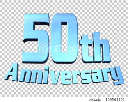 3DCG characters "50th Anniversary/50th anniversary" blue, blue 3DCG characters "50th Anniversary/50th anniversary" blue, blue 109593191