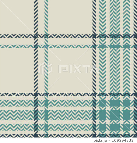 Plaid check pattern. Seamless fabric texture. Tartan textile print. 109594535