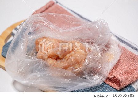 ポリ袋で揉んだ簡単鶏団子 109595585
