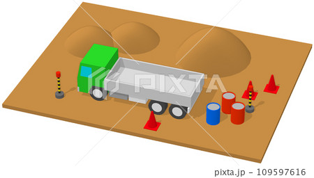 工事現場 109597616