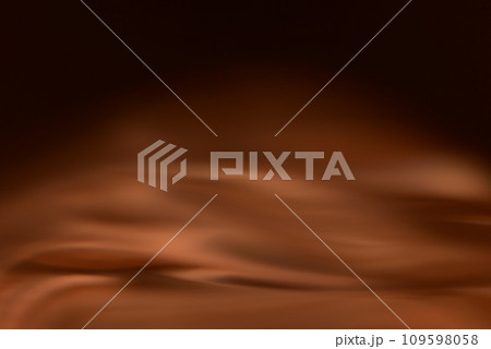 ブラウンの抽象背景　チョコレートやコーヒー色のイメージ背景　ライン 109598058