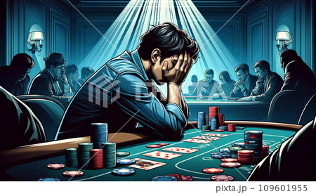 ギャンブルで負ける人 109601955