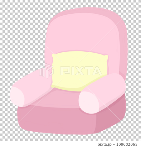 pink sofa valentine 109602065