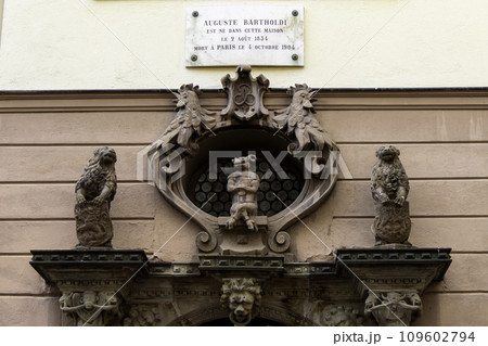 France, Colmar, The Bartholdi museum, located in Colmar, is a museum dedicated to the sculptor Auguste Bartholdi. 109602794