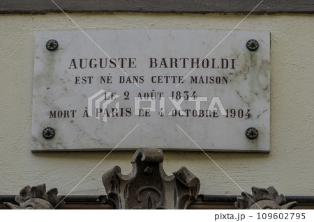 France, Colmar, The Bartholdi museum, located in Colmar, is a museum dedicated to the sculptor Auguste Bartholdi. 109602795
