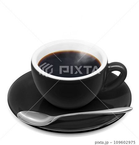 コーヒーのイラスト リアル 109602975