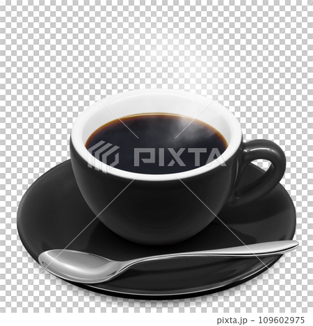 コーヒーのイラスト リアル 109602975