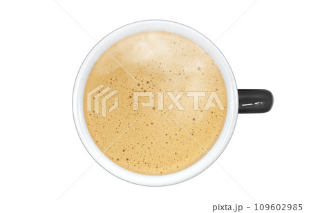 カフェオレのイラスト リアル 109602985