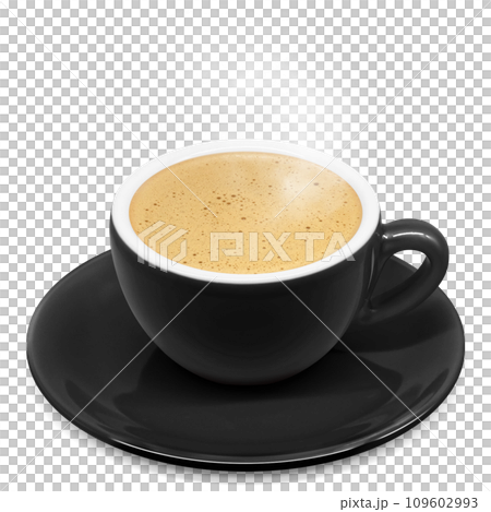 カフェオレ イラスト リアル 109602993