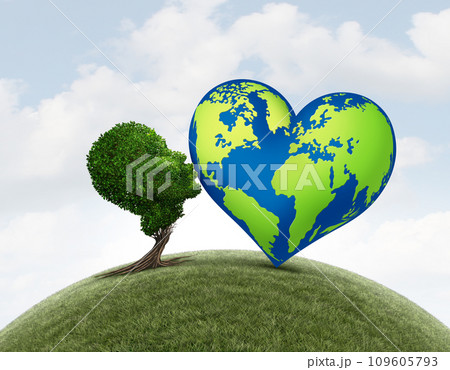 Planet Earth Tree Hug Planet Earth Tree Hug 109605793