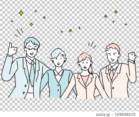 男人和女人做拳頭泵-上半身-商務男女圖標-簡單向量插畫素材 男人和女人做拳頭泵-上半身-商務男女圖標-簡單向量插畫素材 109606020