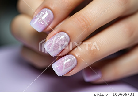Nail design for the bride 109606731