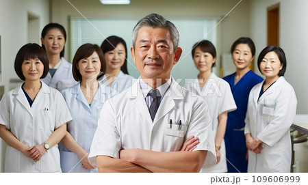 病院で働く人々 109606999