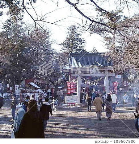 ｢風景の記憶 (2003.1)｣ 世良田東照宮で初詣。 お焚き火の白煙が新しい年を感じさせます 109607880