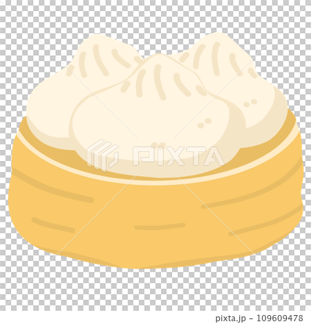 Chinese Steam Buns Illustration 109609478