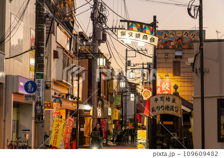 《東京都》ノスタルジックな柴又駅前商店街 《東京都》ノスタルジックな柴又駅前商店街 109609482