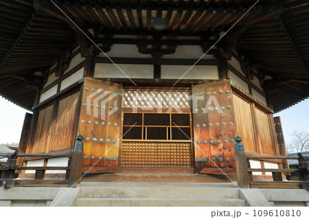 世界遺産 聖徳宗総本山法隆寺東院 国宝 夢殿 世界遺産 聖徳宗総本山法隆寺東院 国宝 夢殿 109610810