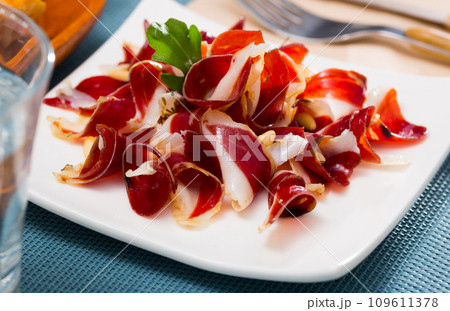 Dried duck breast Magret Dried duck breast Magret 109611378