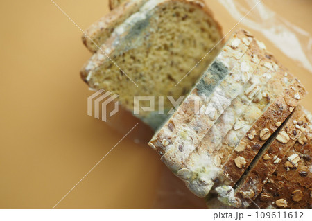 bread with mildew. Spoiled products bread with mildew. Spoiled products 109611612