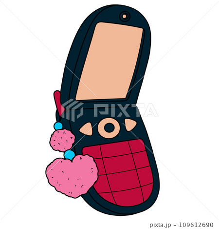 The illustration of a mobile phone 109612690