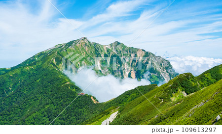 夏の爺ヶ岳登山（鹿島槍ヶ岳を望む） 109613297
