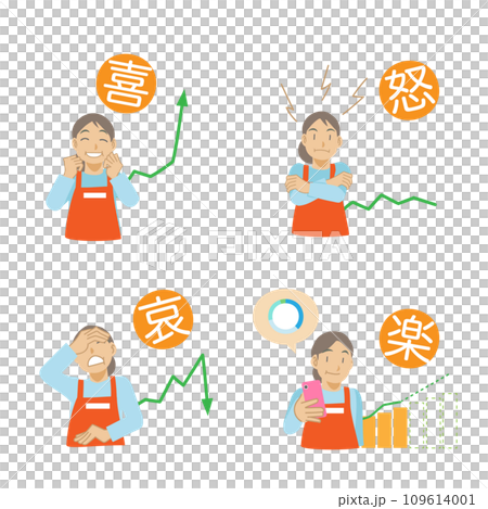 Materials for housewives who are happy with asset management 109614001