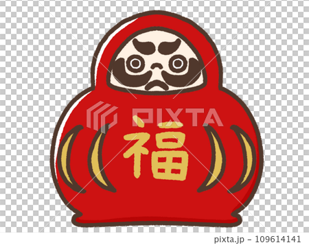 だるまのイラスト 109614141