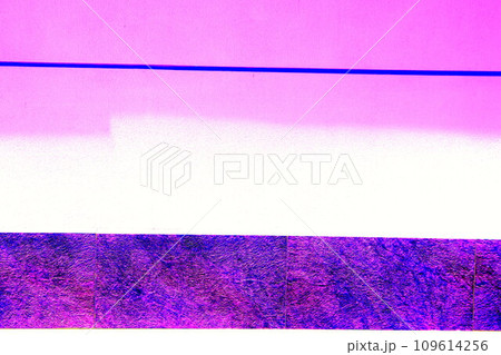 White wall and concrete floor as background or texture with shadow. 109614256