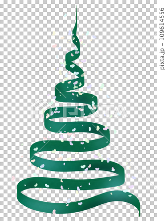 colorful ribbon christmas tree - Stock Illustration [109614556] - PIXTA
