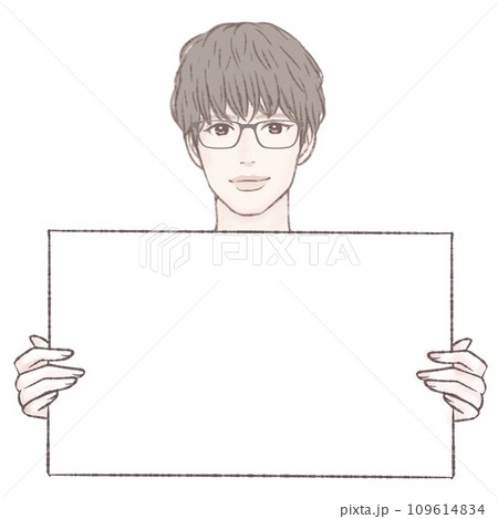 パネル/説明する/看板/カンペ/スケッチブック/紙芝居/看板/ポイント/解説/説明/注目/教える/先 パネル/説明する/看板/カンペ/スケッチブック/紙芝居/看板/ポイント/解説/説明/注目/教える/先 109614834