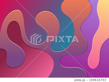 Abstract gradient background with 3D visualization. template for banners, posters, advertising, marketing, social networks. Blank for creative design and creative idea sample 109616703