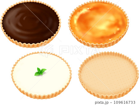タルトセット チョコレート ベイクドチーズ レアチーズ タルト生地 タルトセット チョコレート ベイクドチーズ レアチーズ タルト生地 109616733