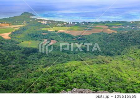 石垣島、野底岳からの風景 石垣島、野底岳からの風景 109616869