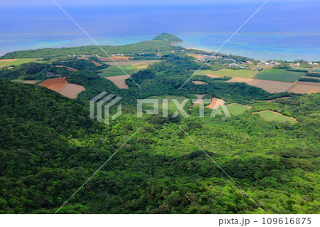 石垣島、野底岳からの風景 石垣島、野底岳からの風景 109616875