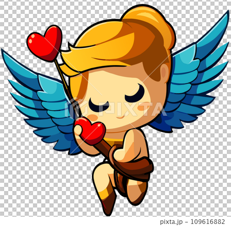 little cute cartoon cupid little cute cartoon cupid 109616882