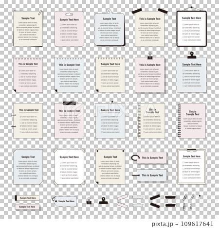 Paper frame set that can be used for columns and boxed articles 109617641